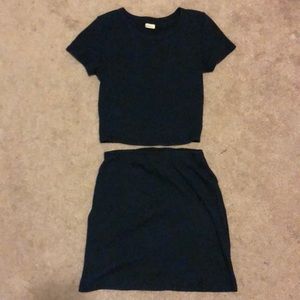 hollister matching top AND skirt